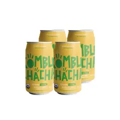 KOMBUCHACHA - 4x Té Verde Lata 350cc