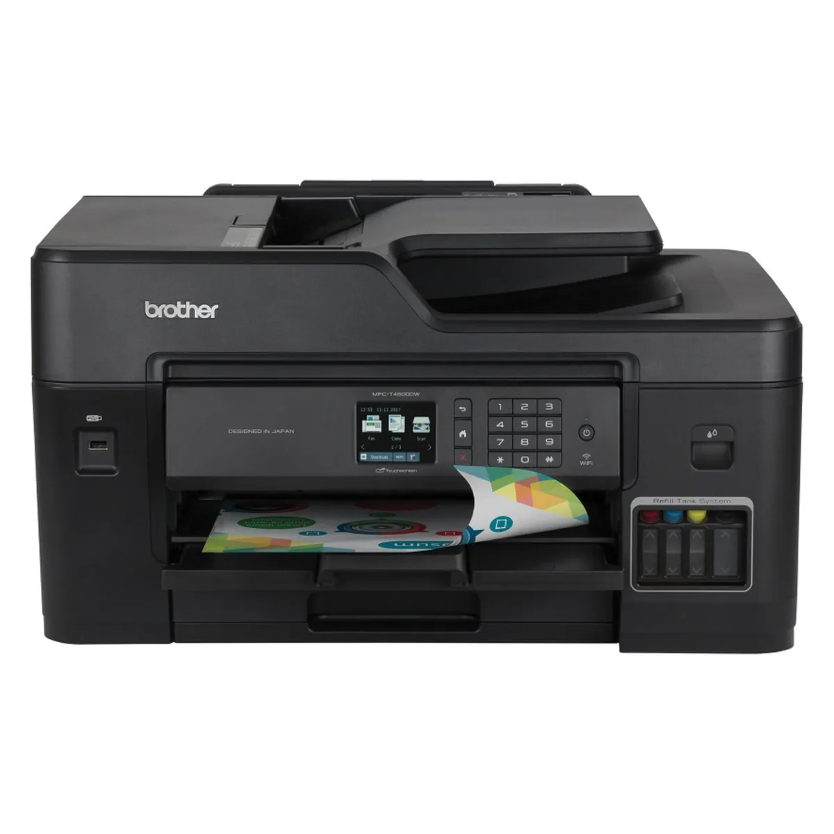 BROTHER - Impresora Multifuncional MFC-T4500DW Color WiFi