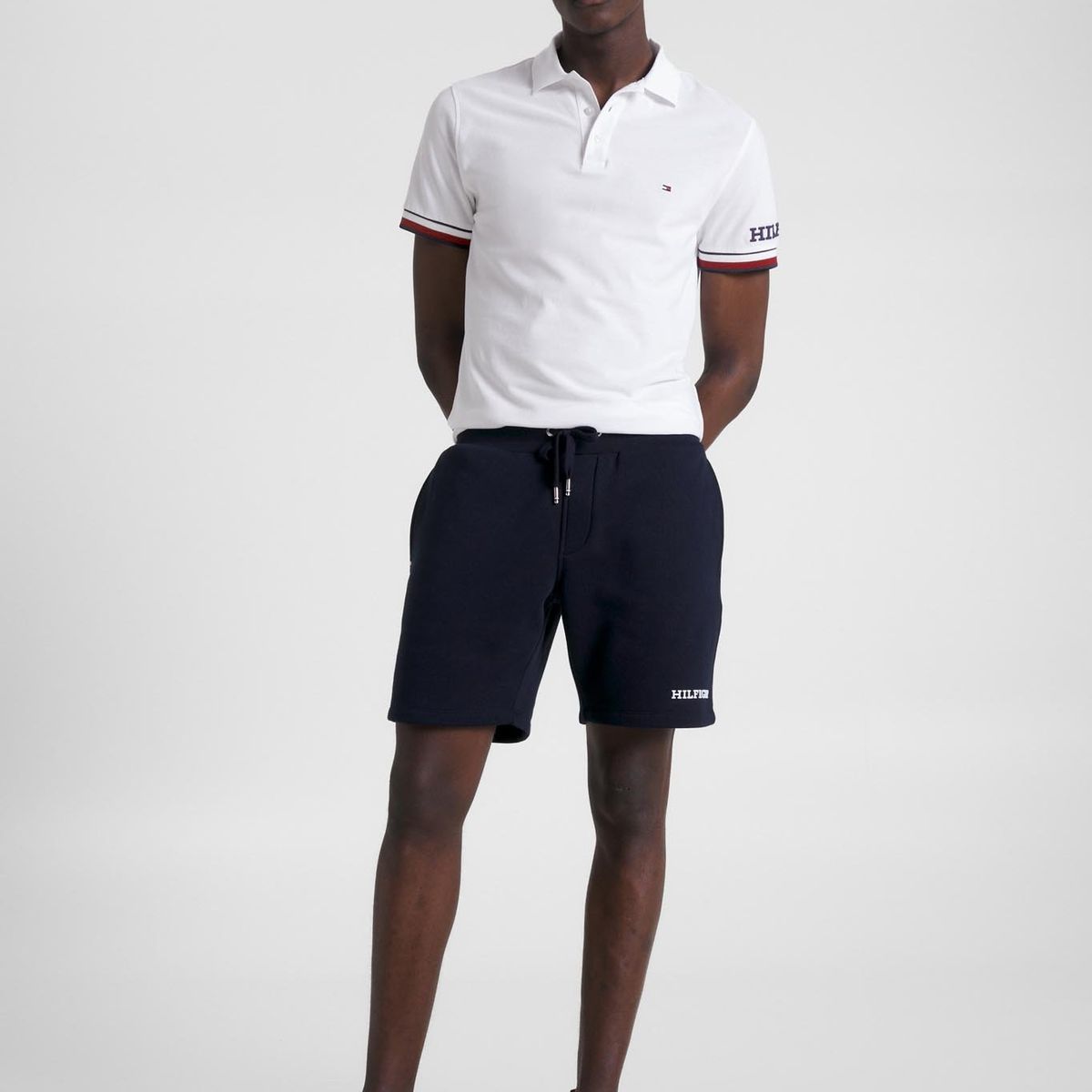 TOMMY HILFIGER - Polo Monotype Slim Fit Blanco Tommy Hilfiger