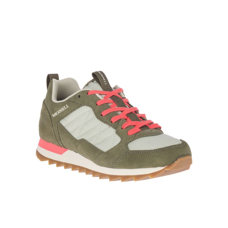 MERRELL - Zapatilla Mujer Alpine Sneaker Verde Claro MERRELL