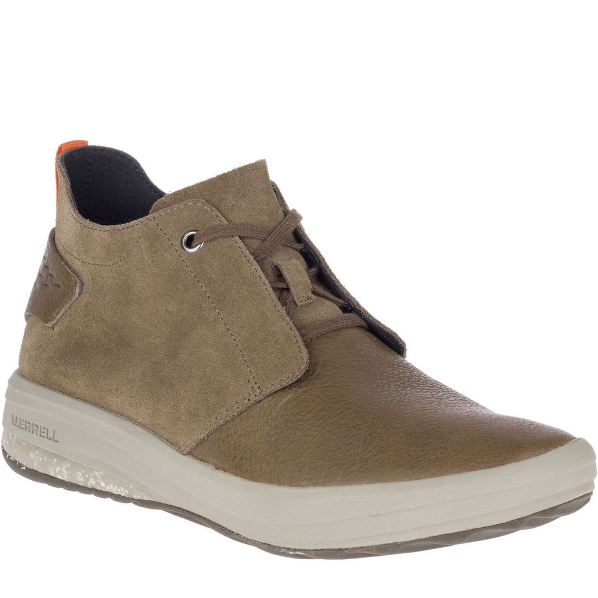 MERRELL - Botin Hombre Gridway Mid Leather Verde MERRELL