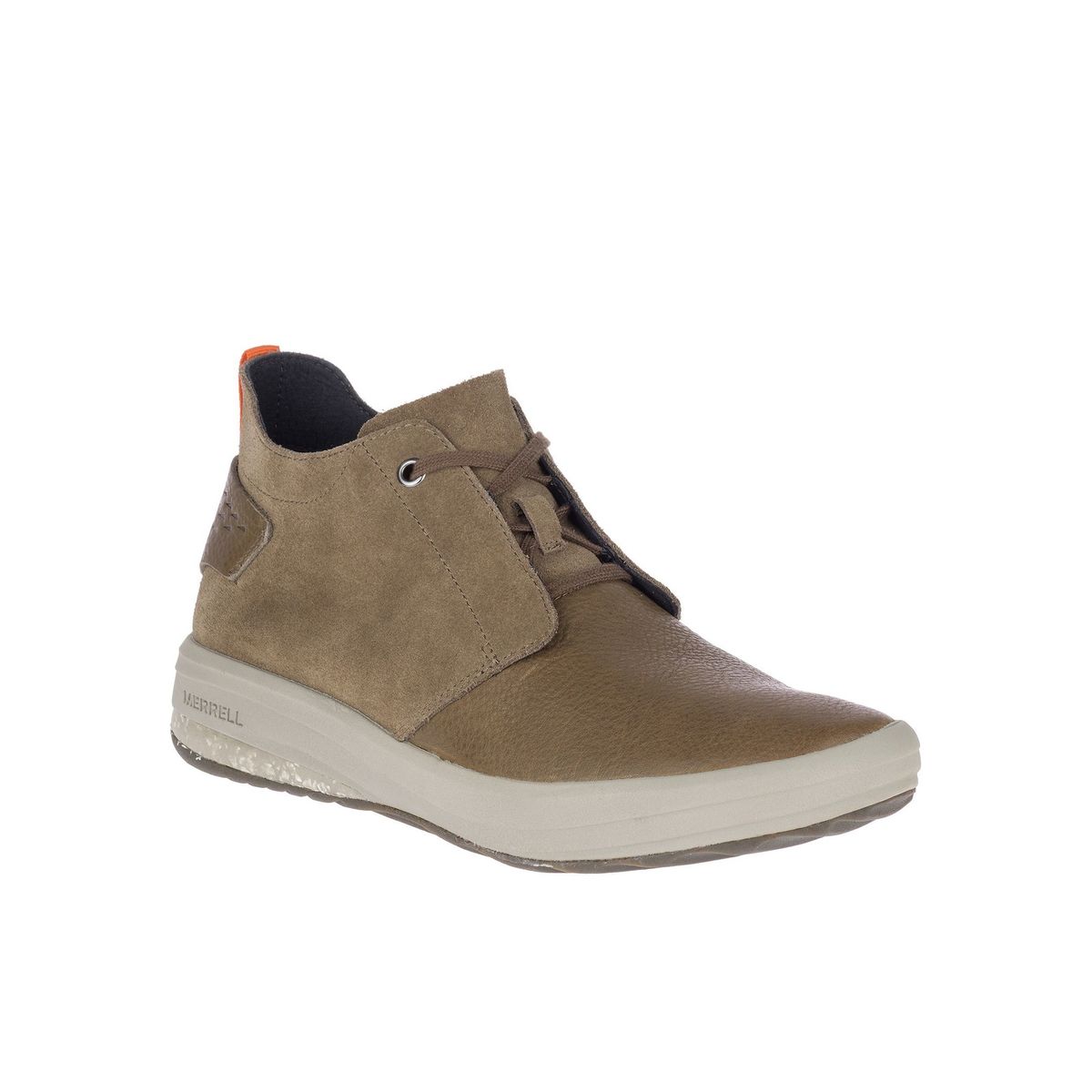 MERRELL - Botin Hombre Gridway Mid Leather Verde MERRELL