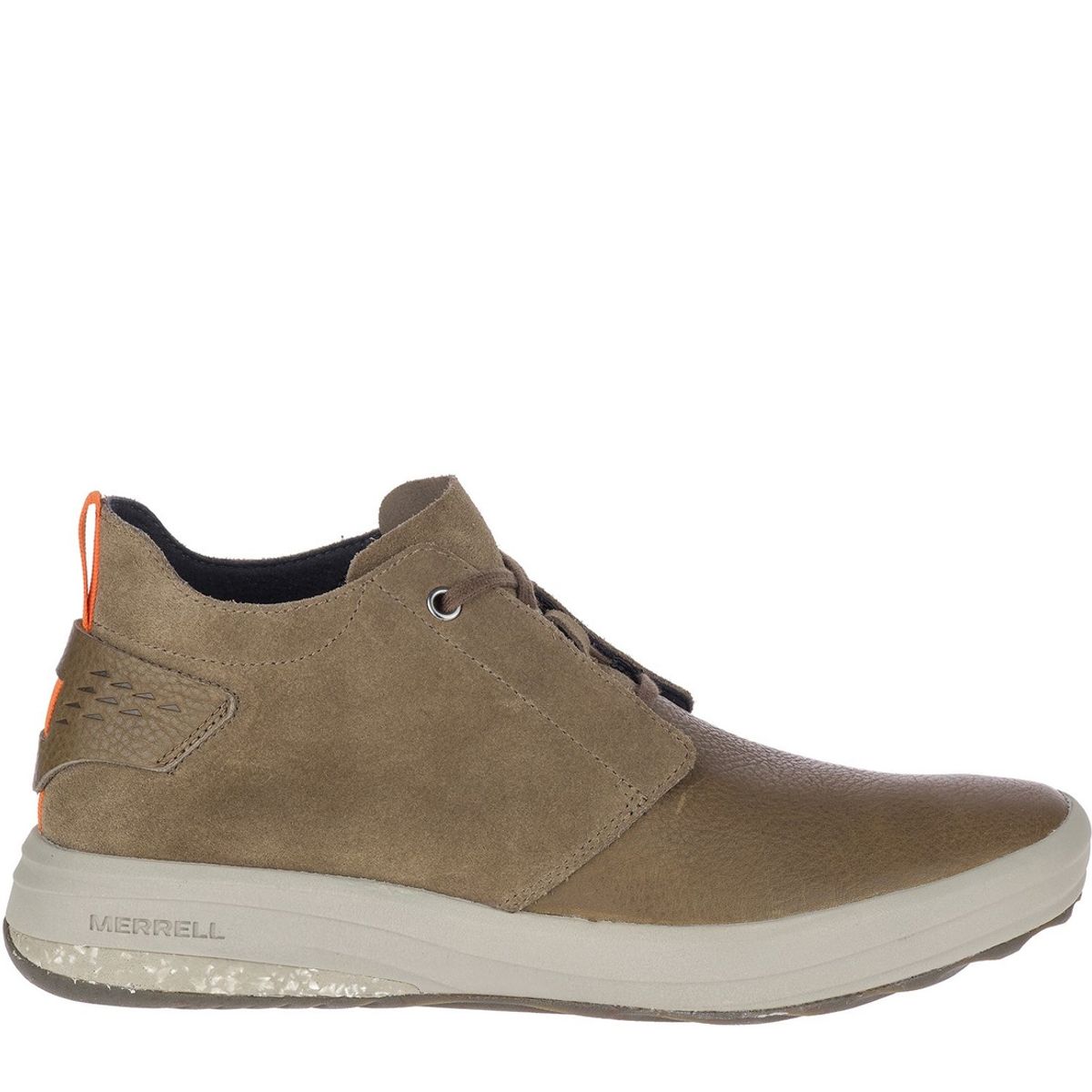 MERRELL - Botin Hombre Gridway Mid Leather Verde MERRELL