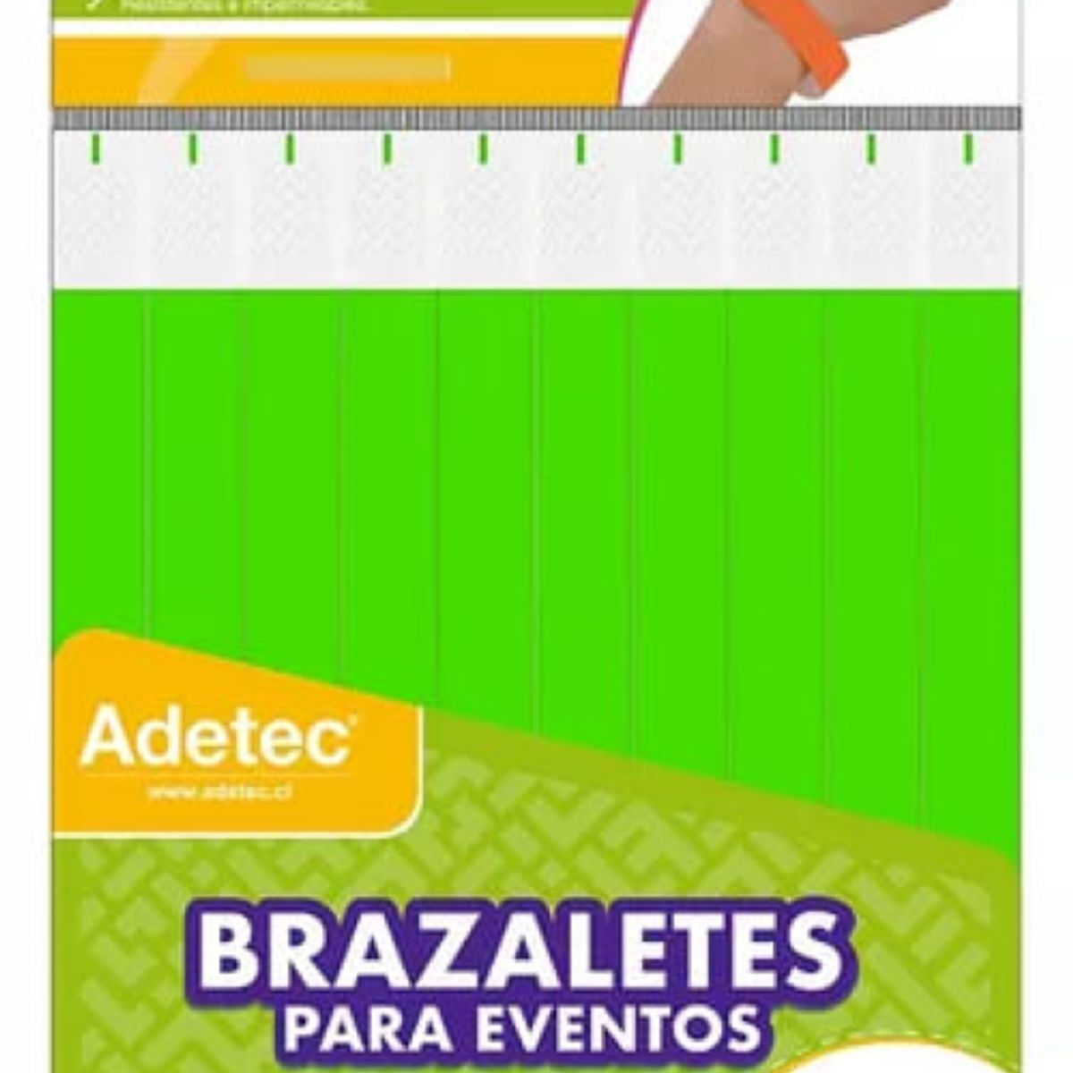 ADETEC - Brazaletes Para Eventos 60 Pulseras Adetec