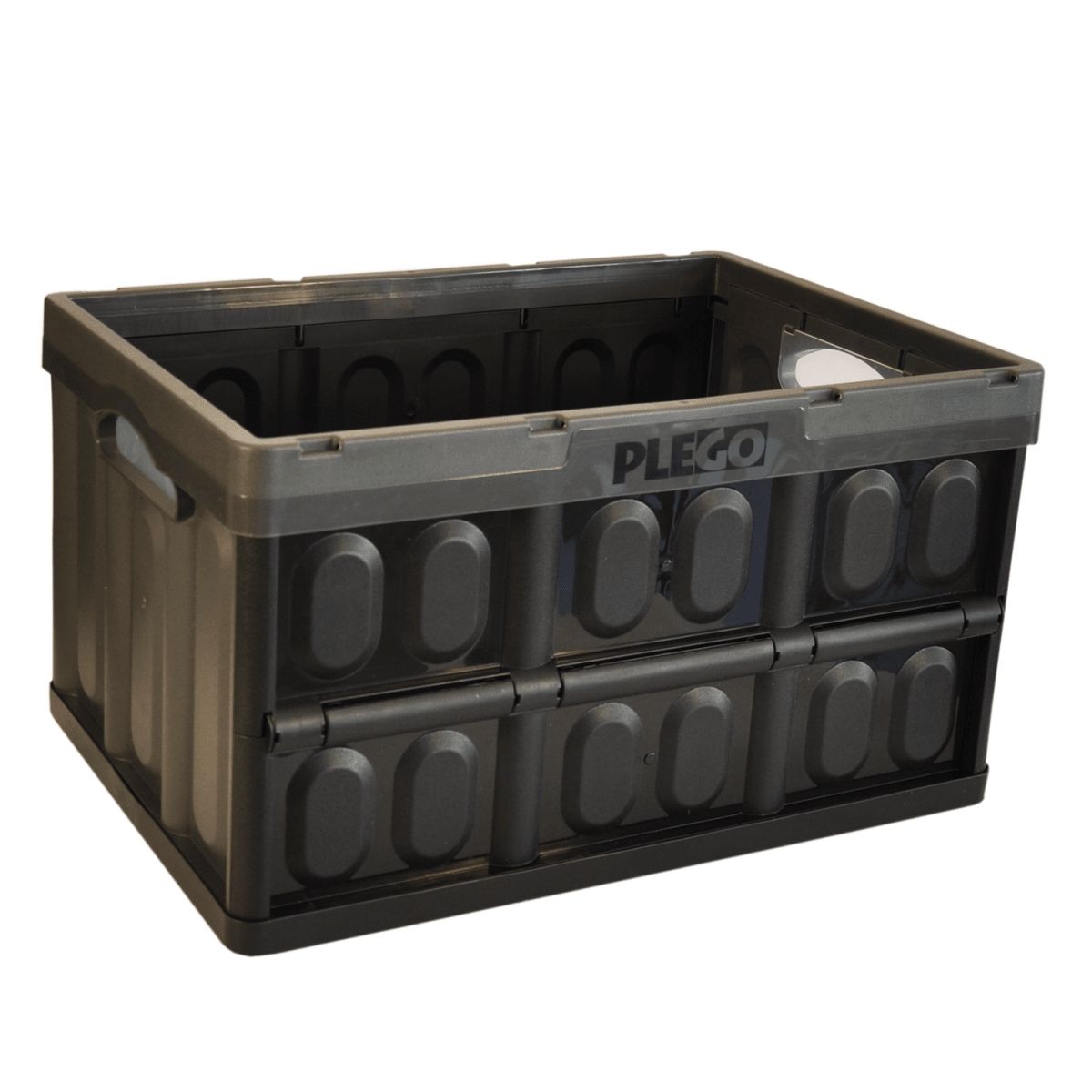 GENERICO - Caja plegable sin tapa gris PLEGO