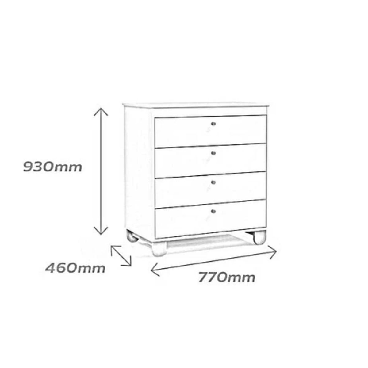 BE DESIGN - COMODA ZUPI BLANCA - BE DESIGN - 20080