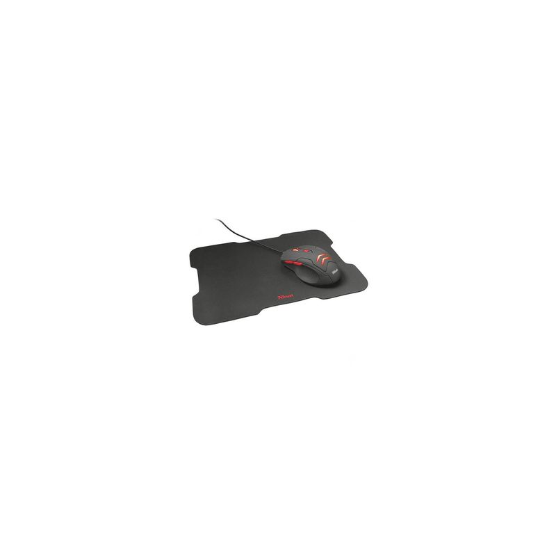 TRUST - Kit Gamer Mouse Mousepad Ziva Trust
