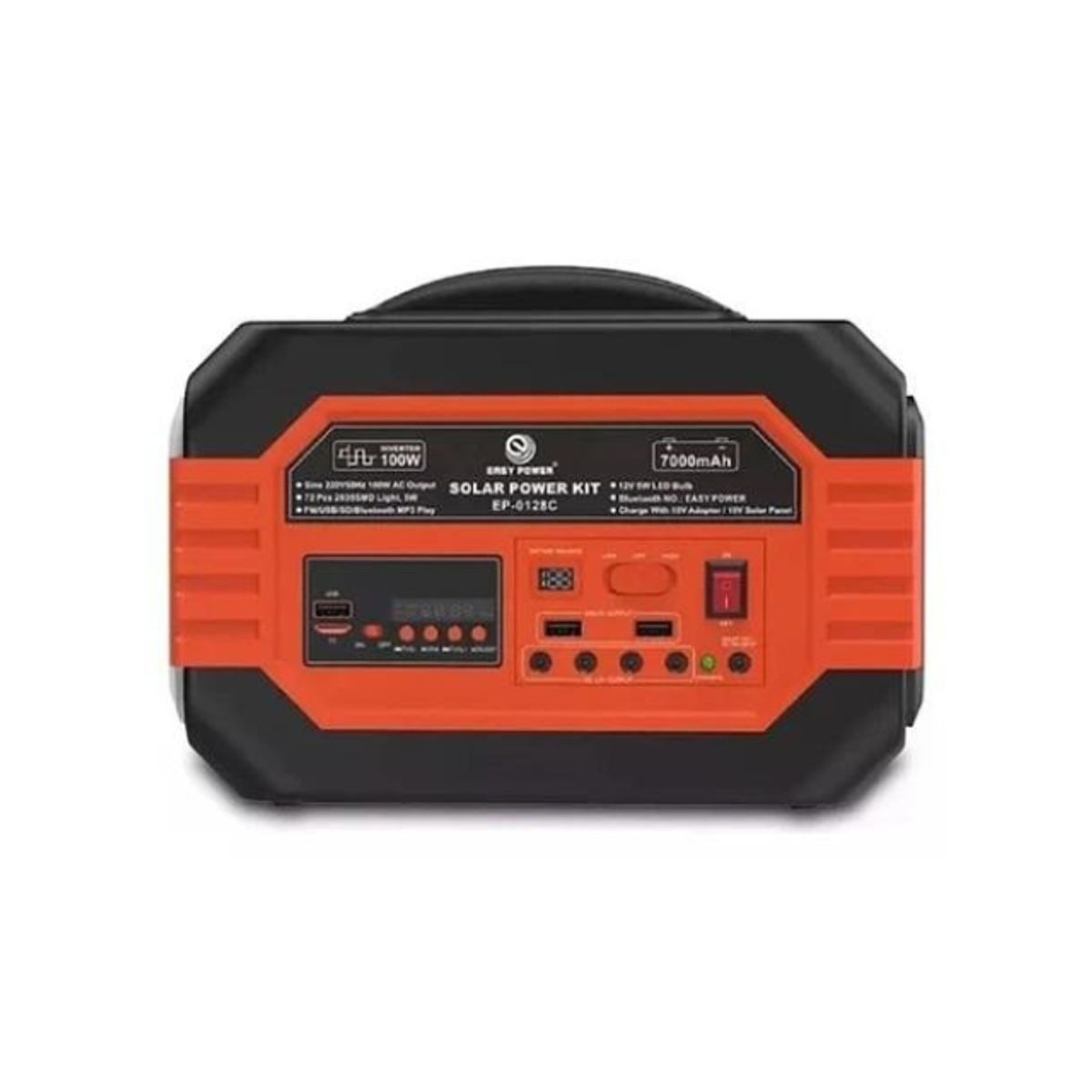 GENERICO - Kit Solar De Emergencia Camping Linterna Usb Kit Solar 100w