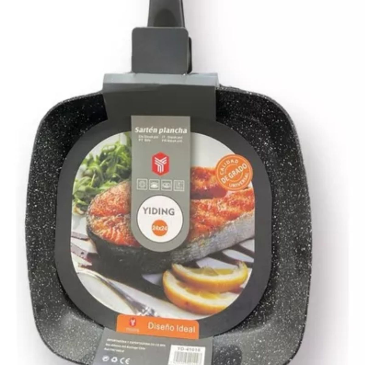 OEM - Sartén Plancha 24x24cm Antiadherente