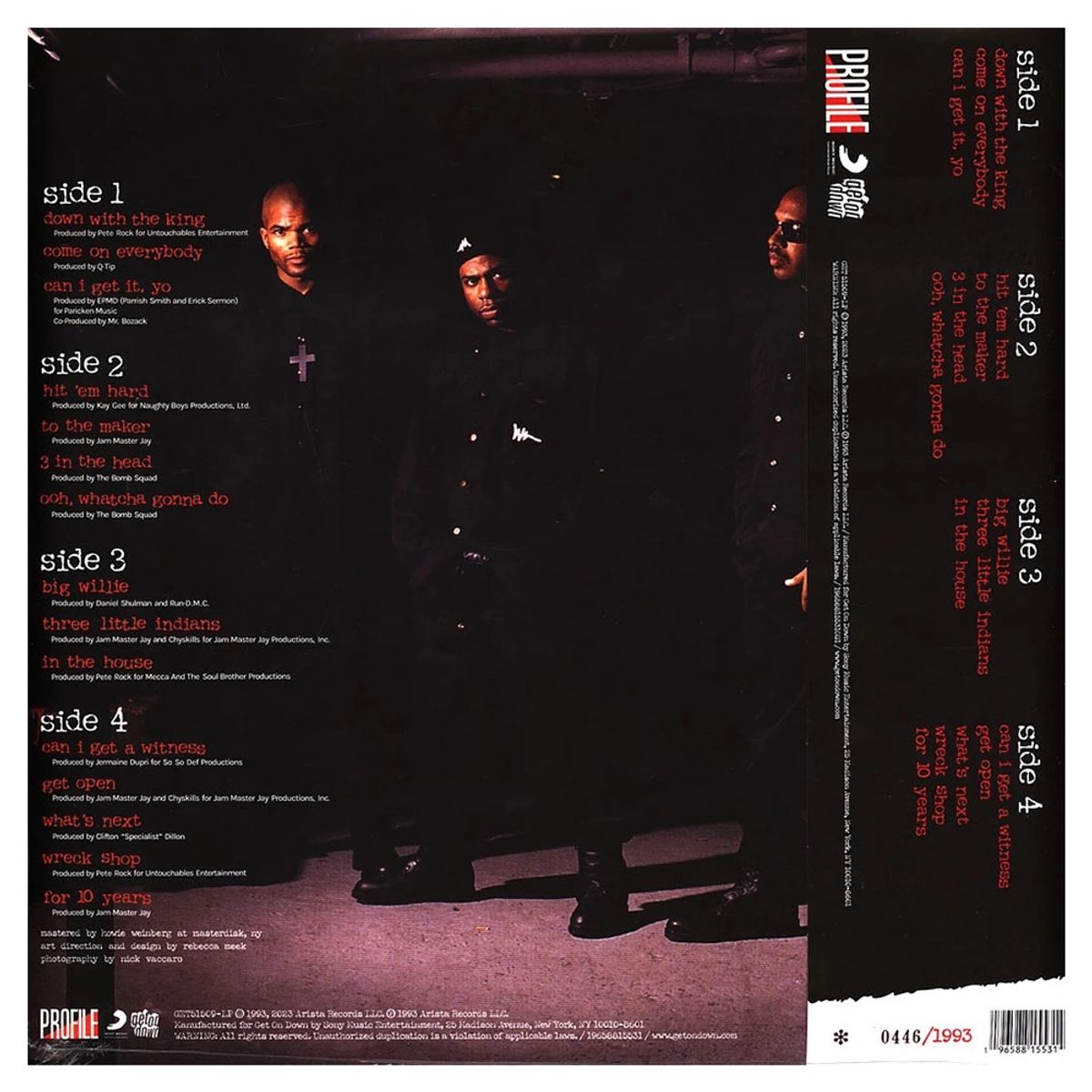 GENERICO - Run DMC - Down With The King 30th Anniversary - Vinilo