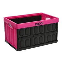 GENERICO - Caja plegable sin tapa fucsia PLEGO