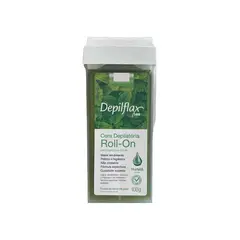 DEPILFLAX - Cera Depilatoria Roll-On Menta 100g