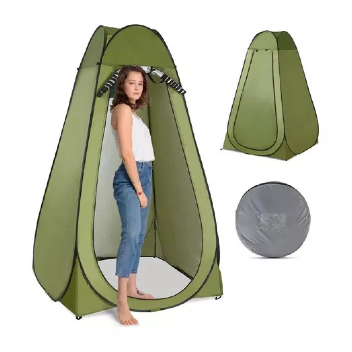 GENERICO - Carpa Camping Vestidor Baño Portátil Viajera Automática