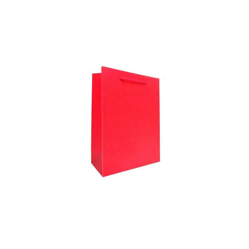 GENERICO - Bolsa de regalo roja 26x32x10cm