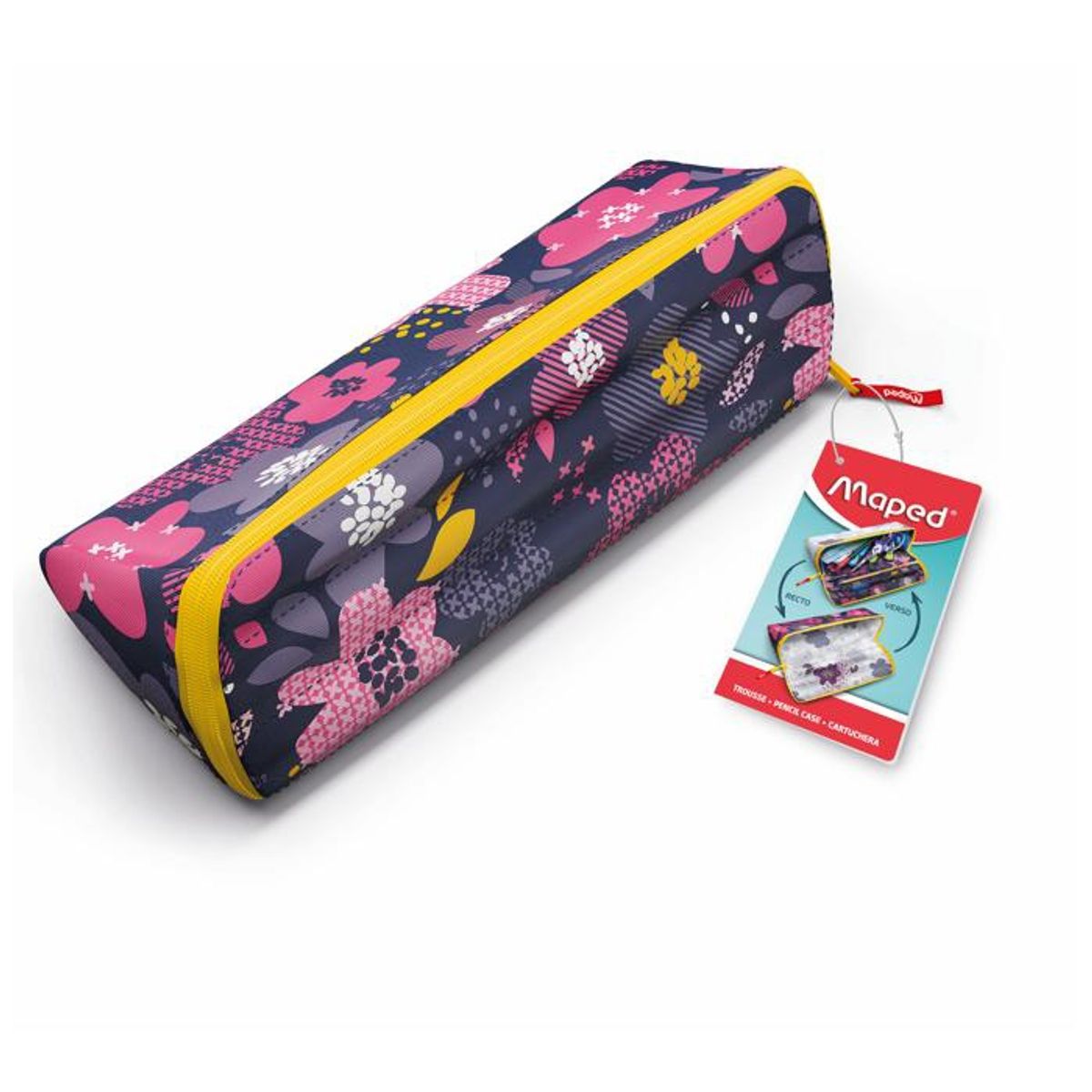 MAPED - Estuche básico apertura XXL Rosado MAPED MAPED