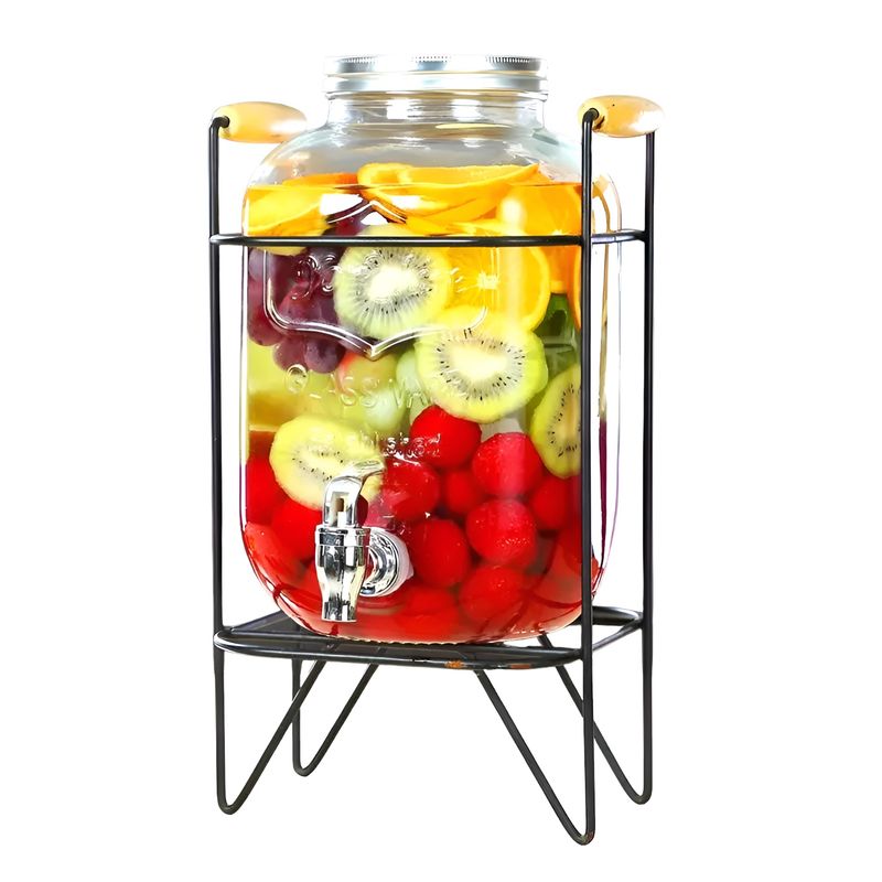 GENERICO - Dispensador De Jugos Con Atril Dispensadores De Bebidas 4l