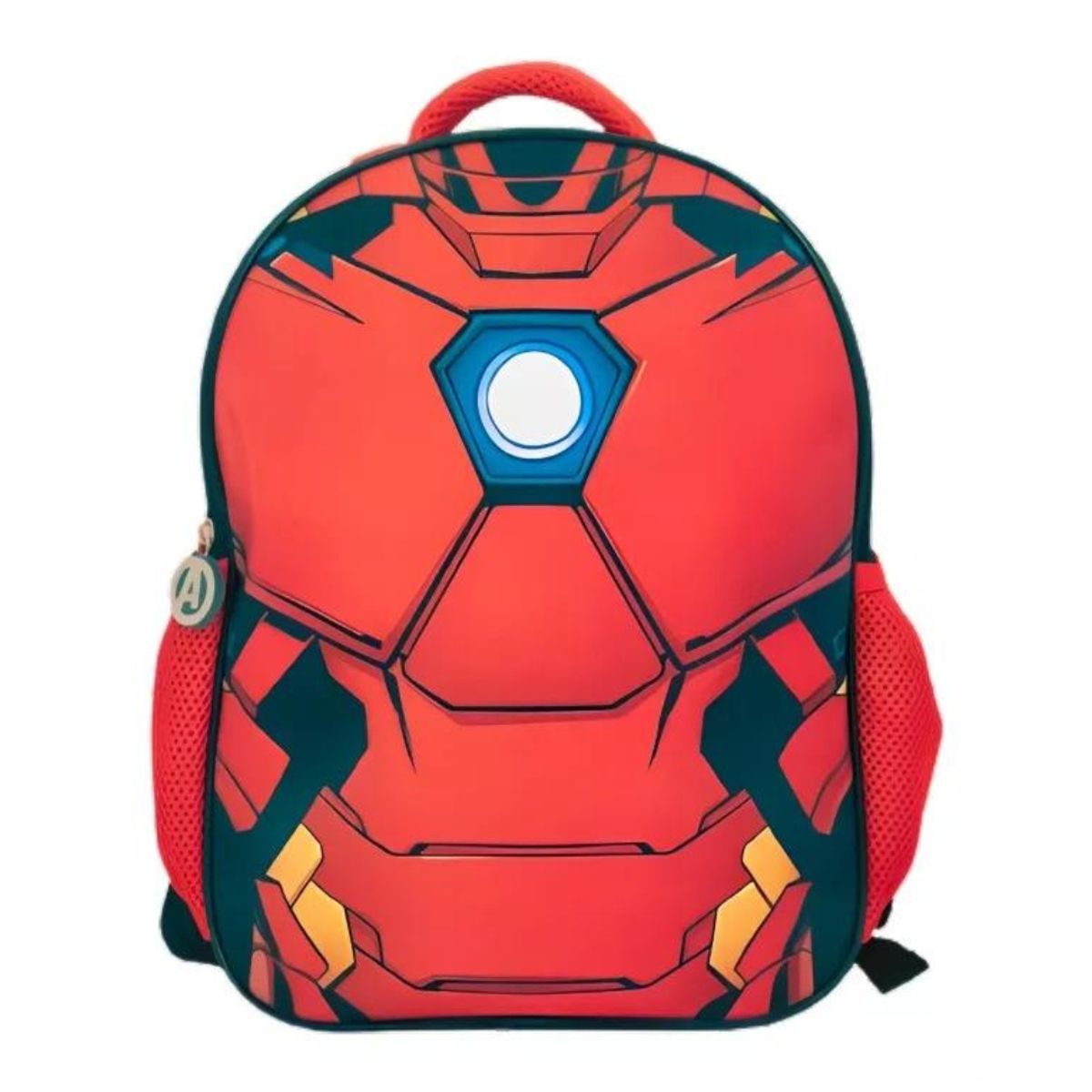 BYINTEK - Mochila Escolar IronMan Rojo para Niños Bolso