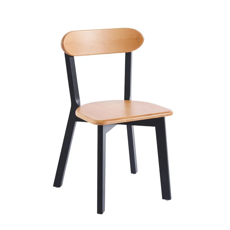Silla Fresno de Madera - Negra
