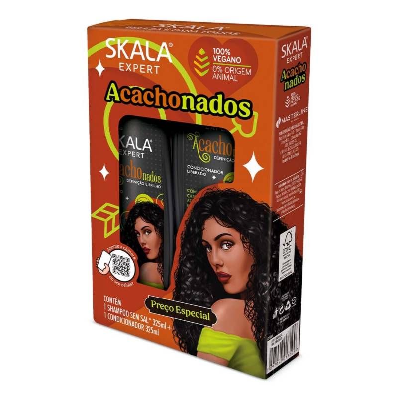 SKALA - Kit Shampoo Acondicionador Acachonados Skala 325ml c/u