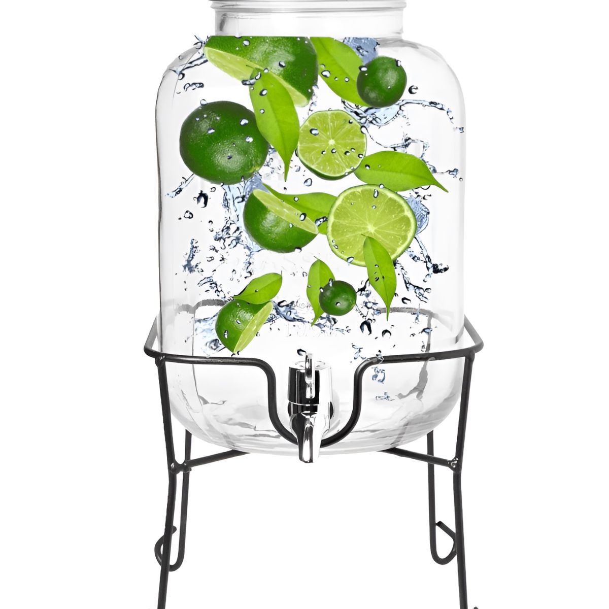 PASTELERIUSCL - Dispensador De Jugo Con Atril Dispensadores Bebidas Tarro 4l