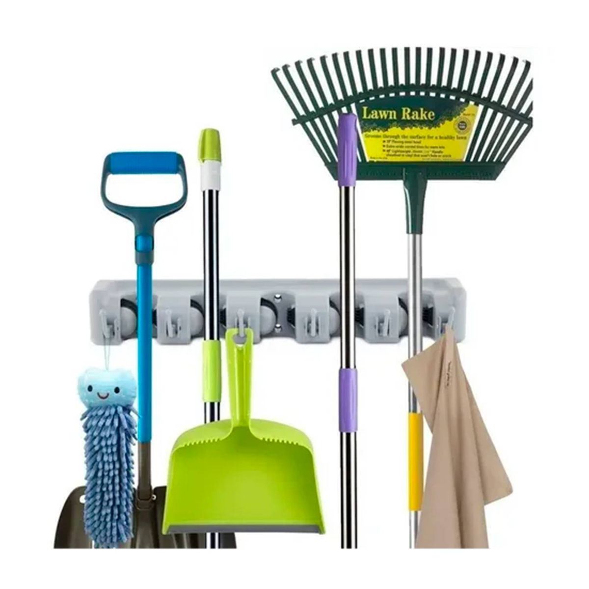 GENERICO - Organizador Para Útiles De Aseo Con Ganchos