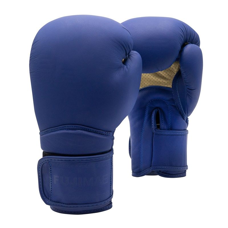 FUJIMAE - Guantes Boxeo Fujimae Box 14oz Advantage Cuero QS Azul