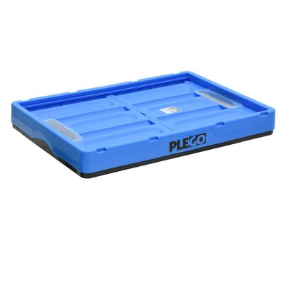 Imagen 2 del producto Caja plegable sin tapa azul PLEGO