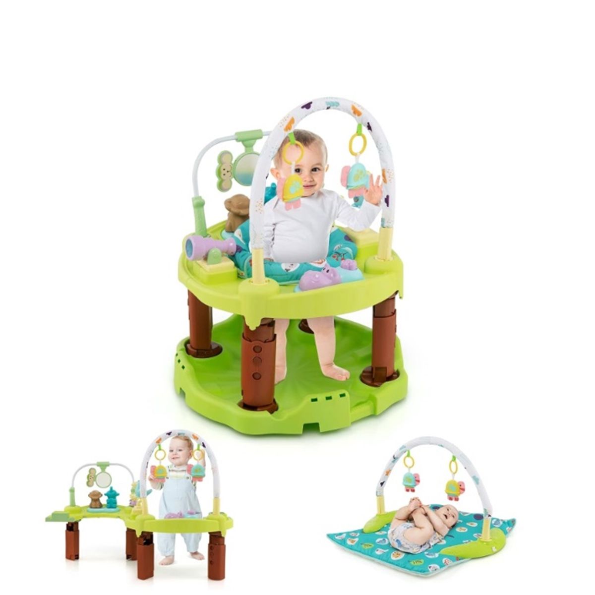 GENERICO - CENTRO DE ACTIVIDADES 3 EN 1 PARA BEBES 0 -24 MESES VERDE