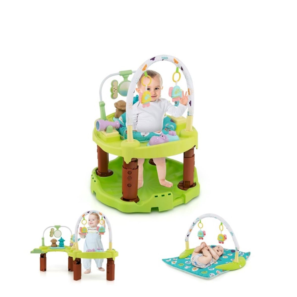 GENERICO - CENTRO DE ACTIVIDADES 3 EN 1 PARA BEBES 0 -24 MESES VERDE