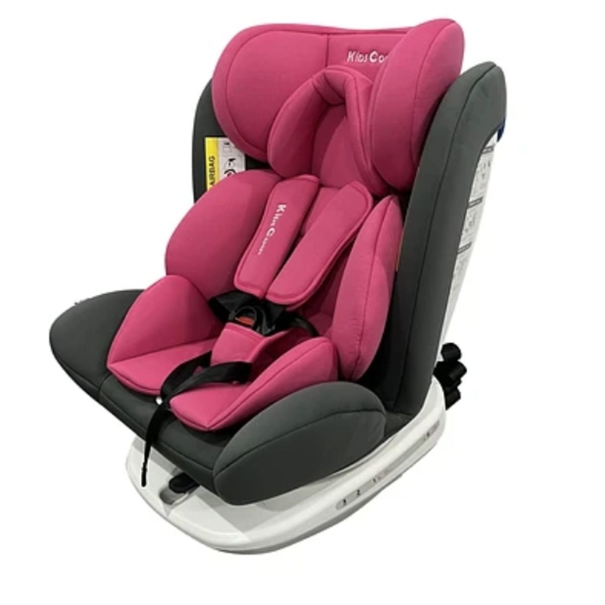 KIDSCOOL - Silla De Auto Giro 360° Rosada 4 Etapas
