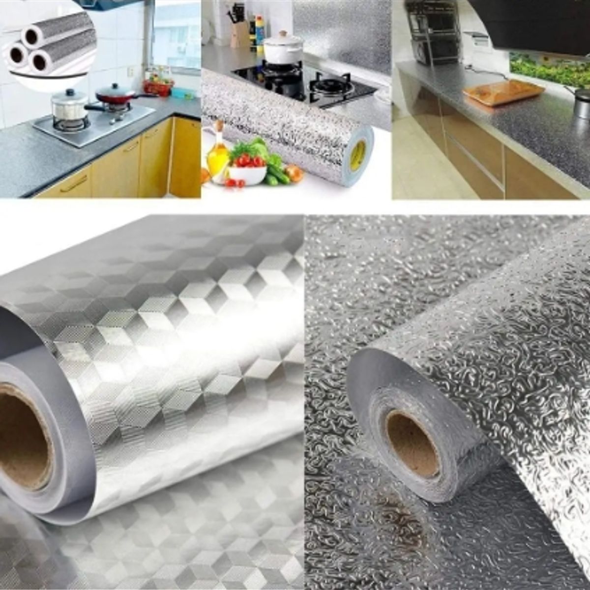 GENERICO - Papel Autoadhesivo Cocina Pared Muro Revestir 60CM