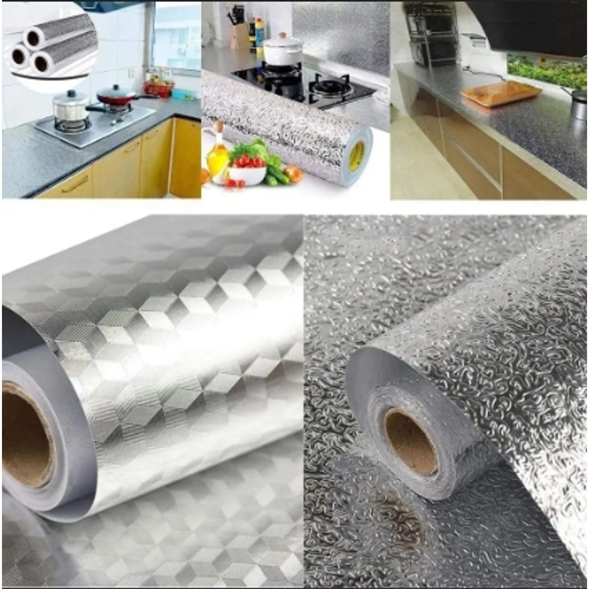 GENERICO - Papel Autoadhesivo Cocina Pared Muro Revestir 60CM