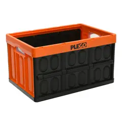 GENERICO - Caja plegable sin tapa naranja PLEGO