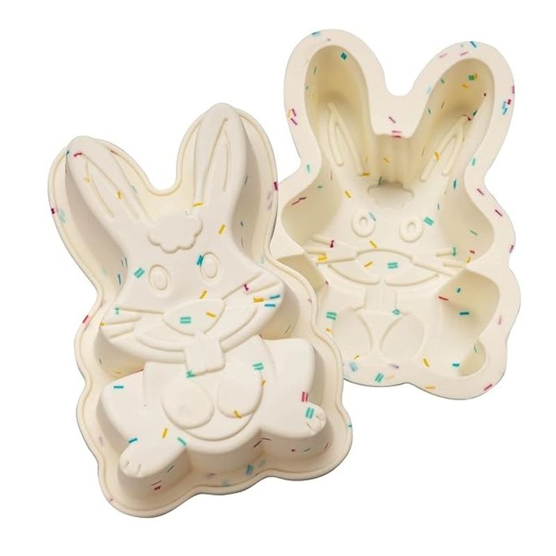 GENERICO - Molde Conejo De Pascua Molde Silicona Molde Chocolate Conejo
