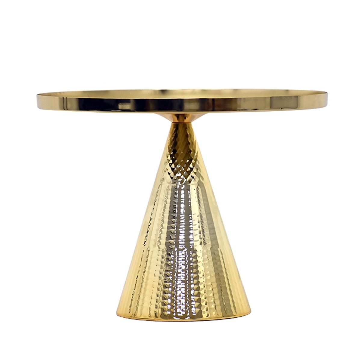 MSA MUEBLES SANTA ANA - Centro de Mesa Mirror Gold (30x 30 x 23cm)