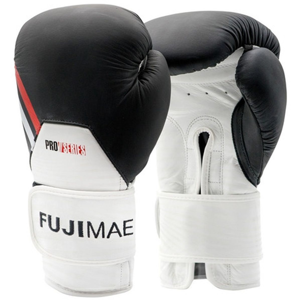 FUJIMAE - Guantes Boxeo  Proseries 2.0. Cuero 14oz Negro