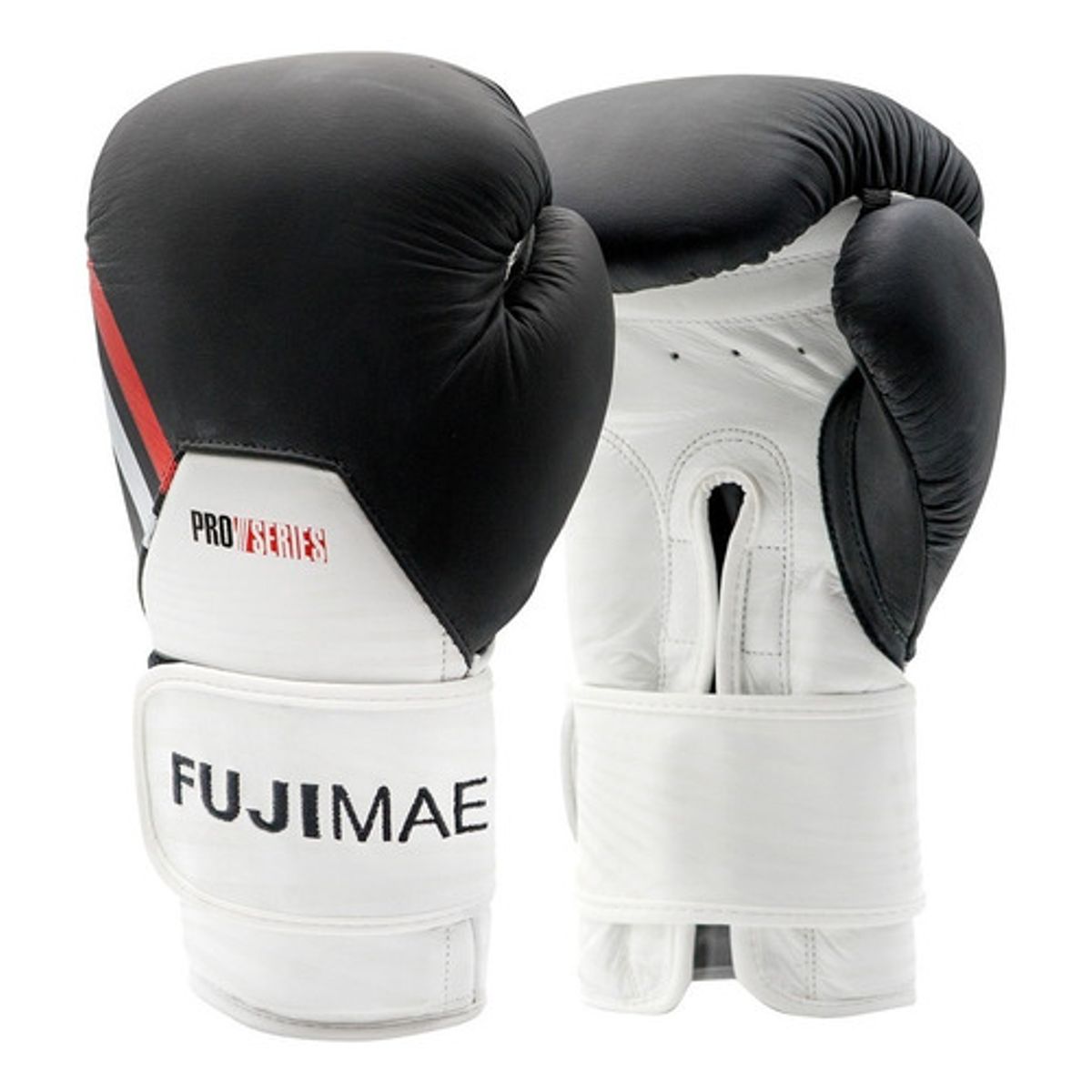 FUJIMAE - Guantes Boxeo  Proseries 2.0. Cuero 14oz Negro