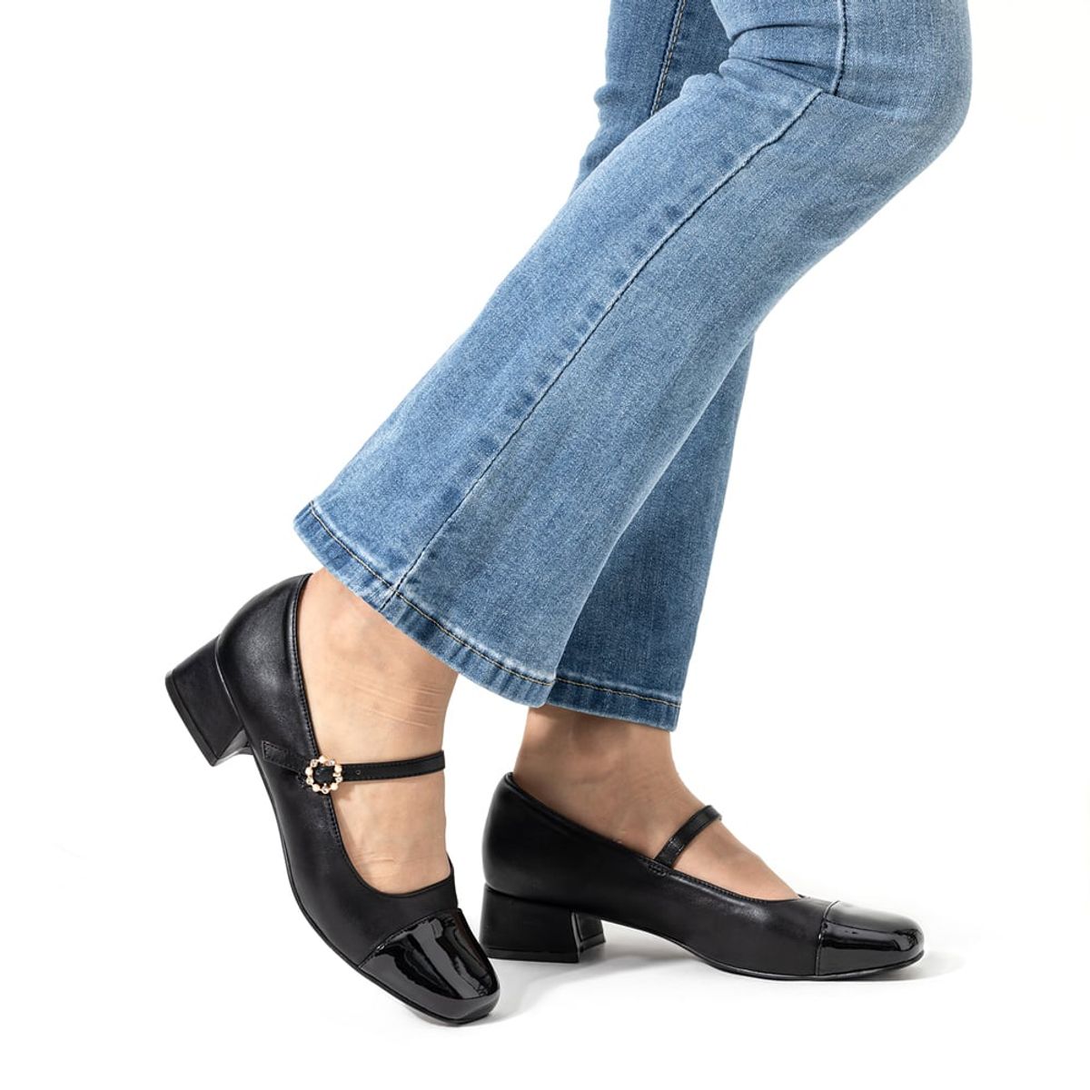 WEIDE - Zapatos Taco Negro Weide YL63