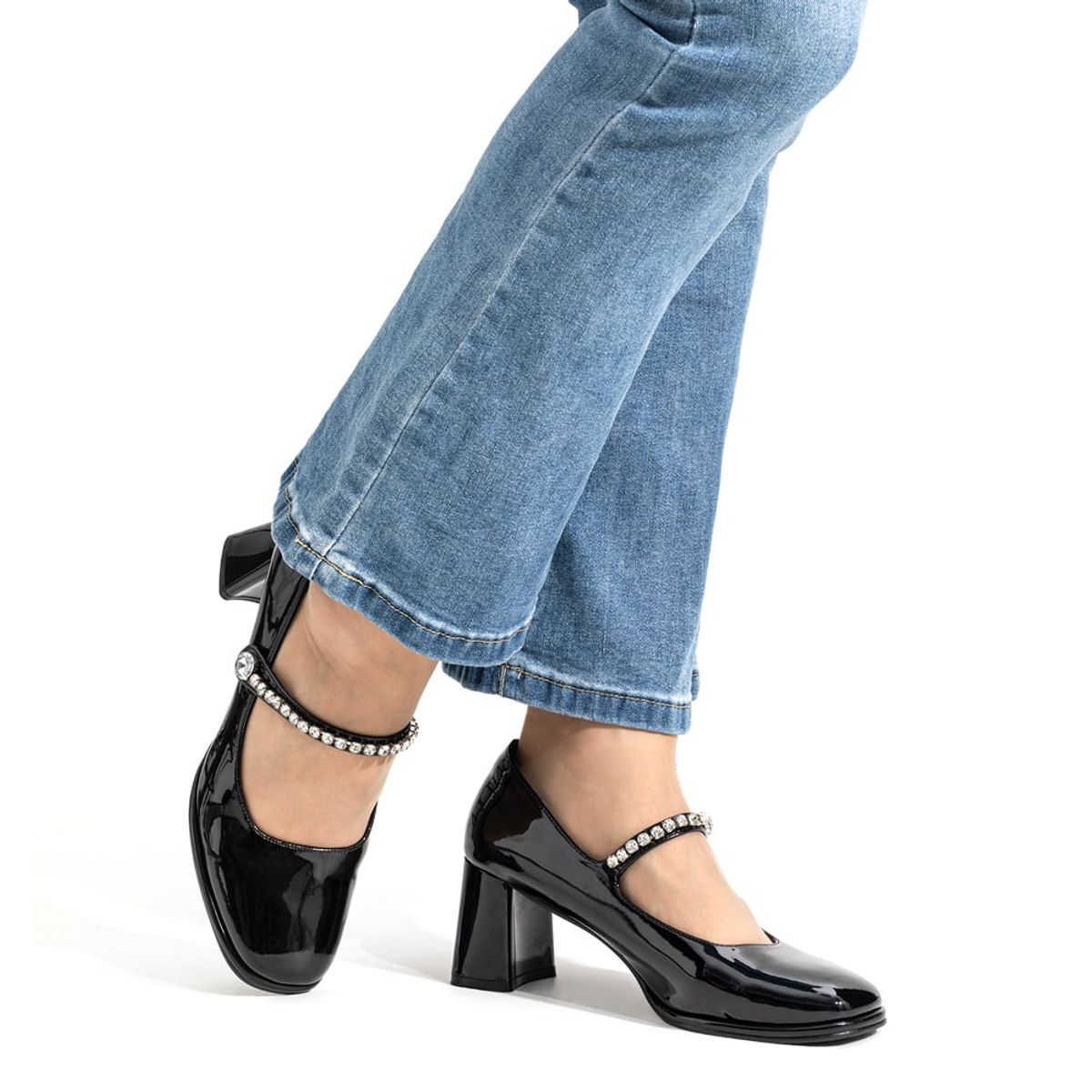 WEIDE - Zapatos Taco Negro Weide YL62