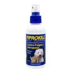 DRAG PHARMA - Spray Fiprokill 100 ml Antiparasitario Pulgas y Garrapatas