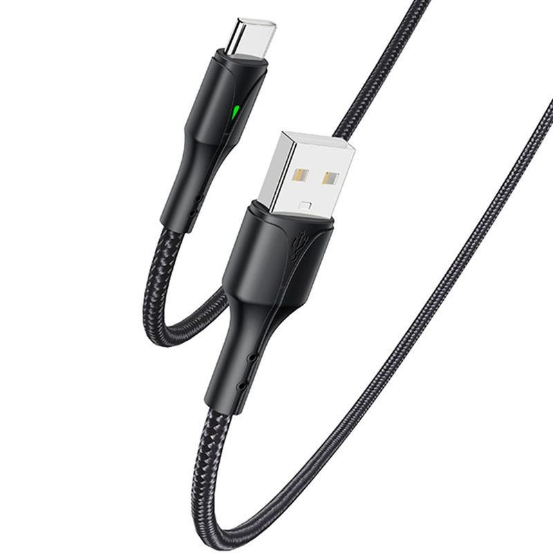 JOIGO - Cable De Datos USB A USB-C 480 Mbps De 1.2m 2.4A Negro