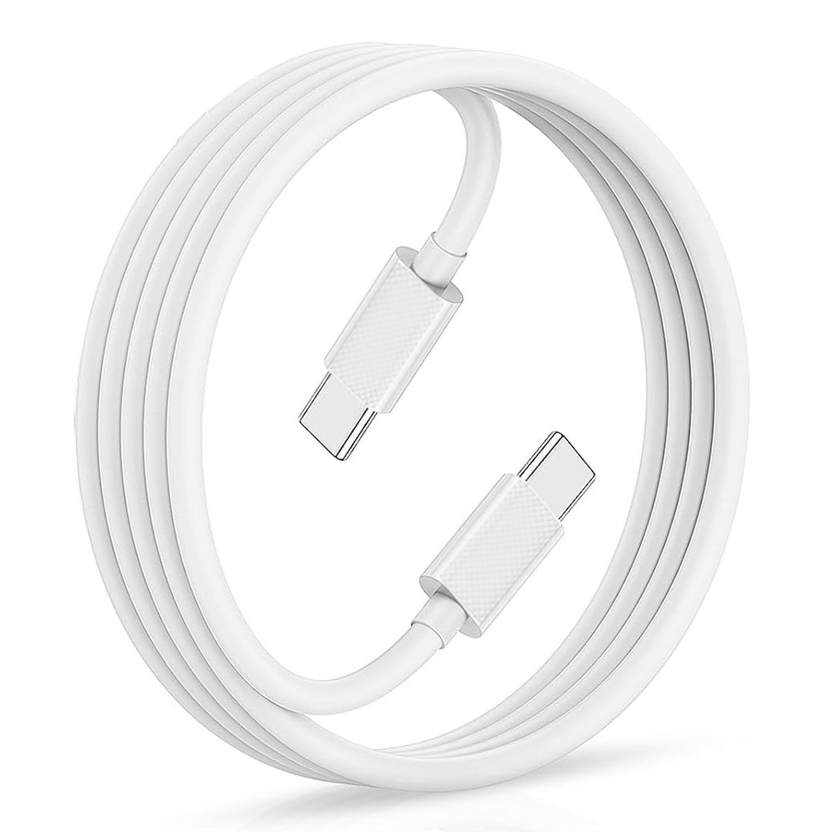 JOIGO - Cable De Datos USB Tipo C A Tipo C PD 30W De 1 Metro Blanco