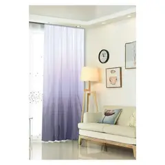 GENERICO - Visillos Con Diseño Degradado De Colores 2 paños 140X220cm