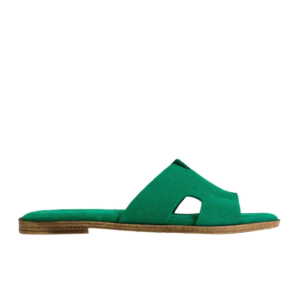 MAILEA - Sandalia acolchada de Reno para mujer Verde