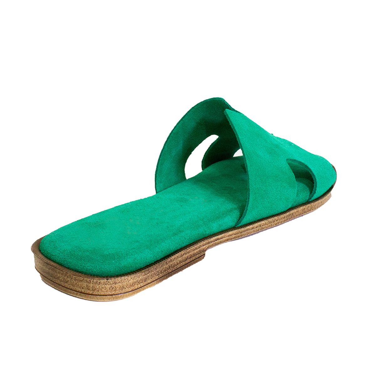 MAILEA - Sandalia acolchada de Reno para mujer Verde