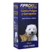Spray Fiprokill 250 ml Antiparasitario Pulgas y Garrapatas