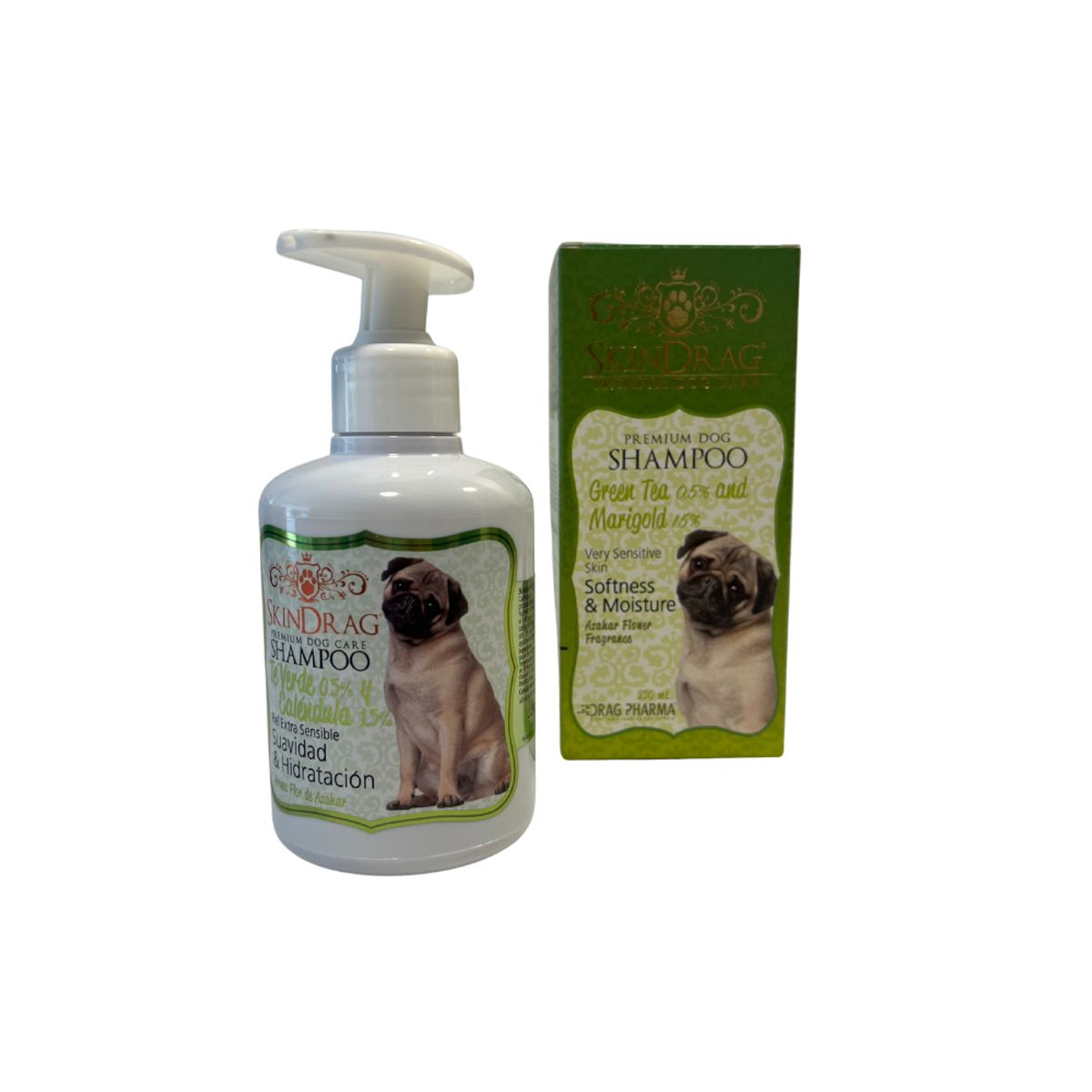 DRAG PHARMA - Shampoo Premium Te Verde y Caléndula 250 ml Skindrag