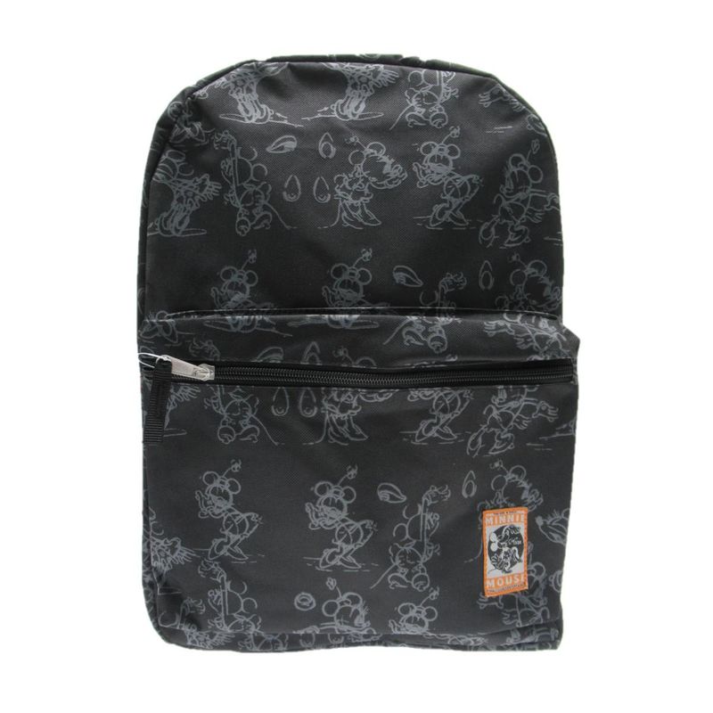 DISNEY - Mochila Juvenil Niña Escolar Minnie Mouse Negro Disney