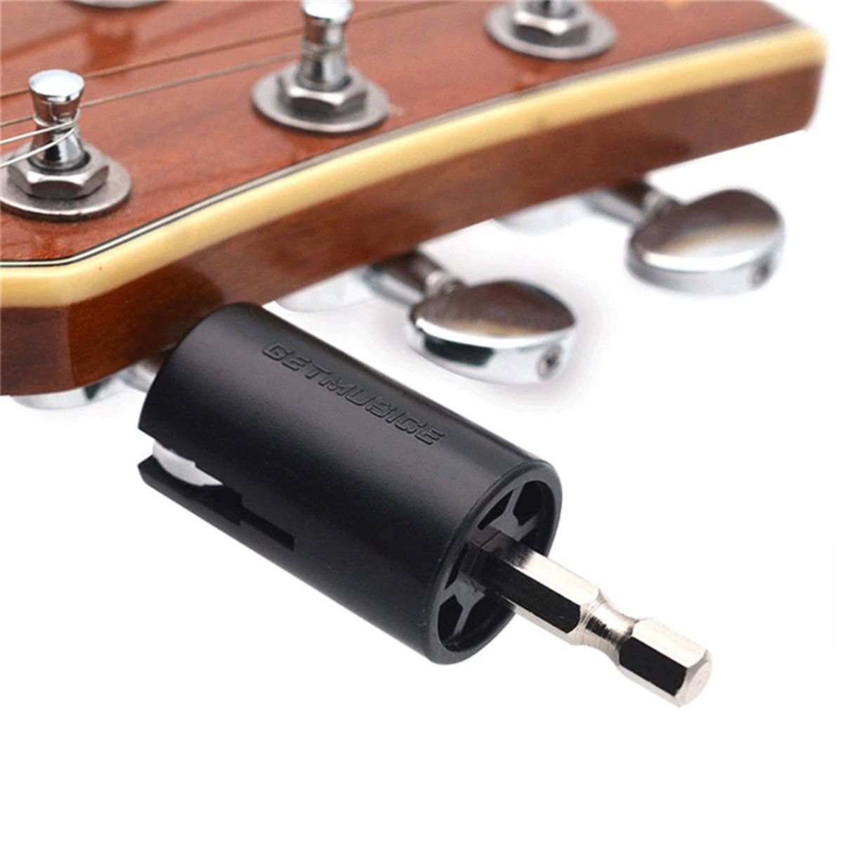 GENERICO - Dado Enrollador De Cuerdas De Gitarra, Para Usar Con Taladro