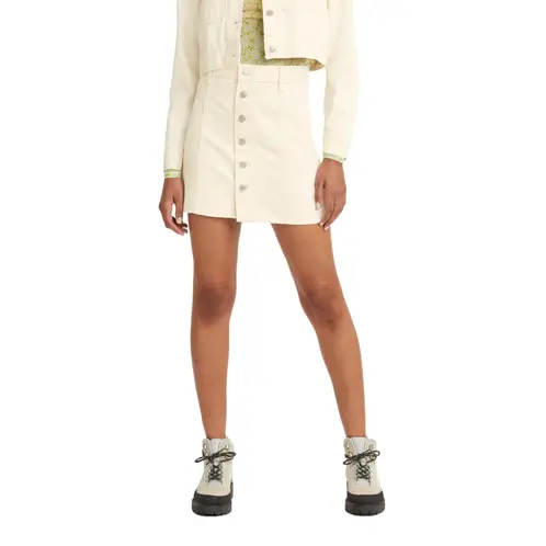 LEVIS - Falda Mujer A-Line Mini Blanco